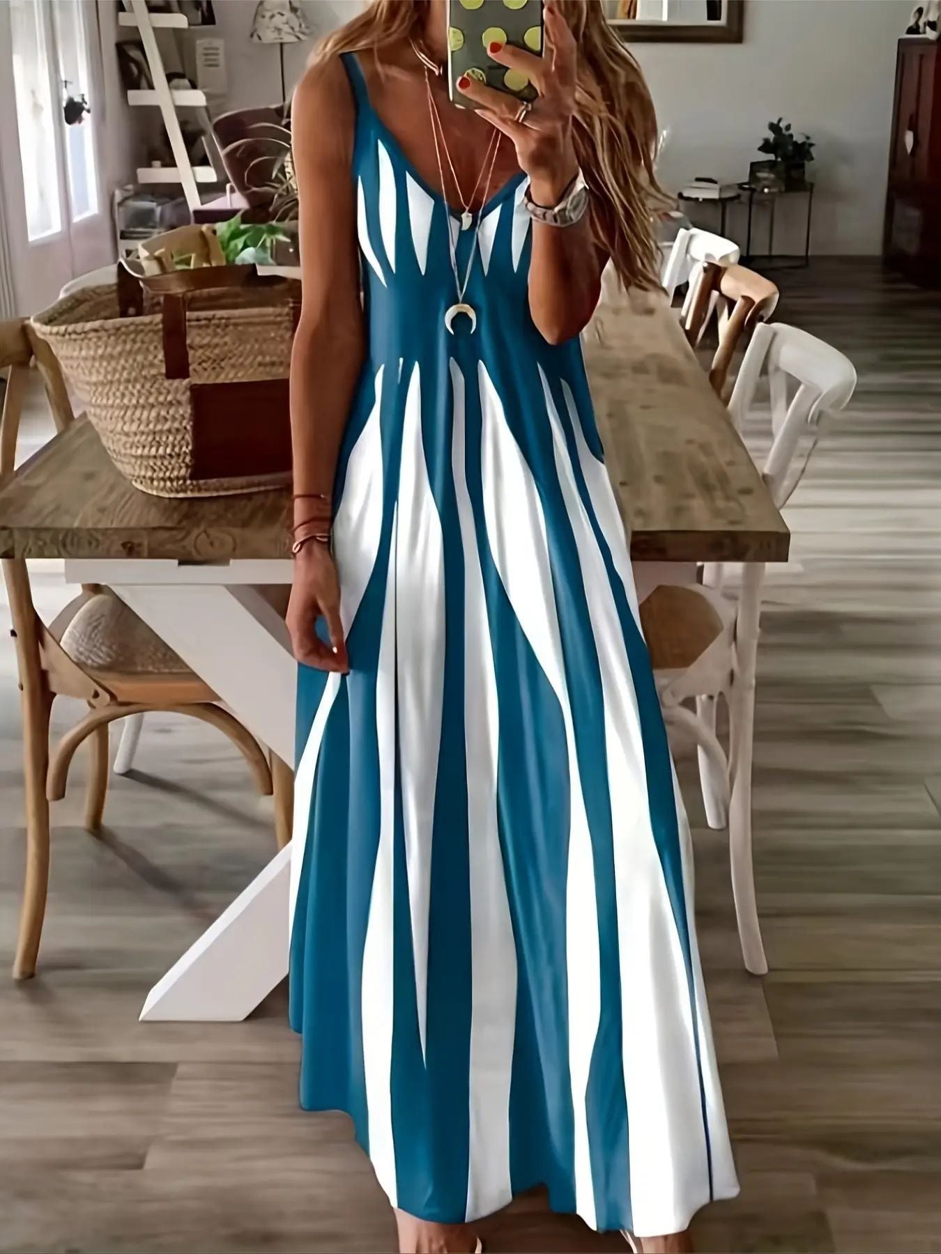 Creative Pretty Elegant Printed Maxi Dress Dresses