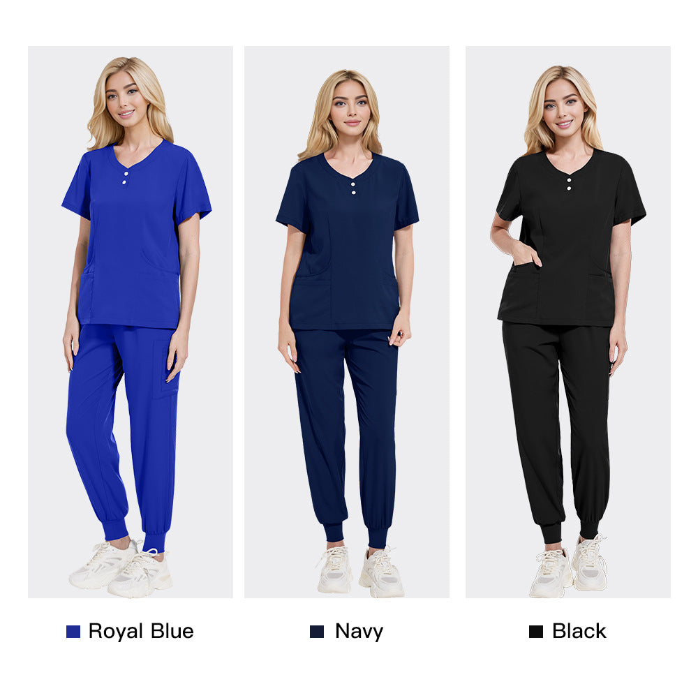 Women's & Men's Doctors Nurses Hand Washing Solid Color Uniform