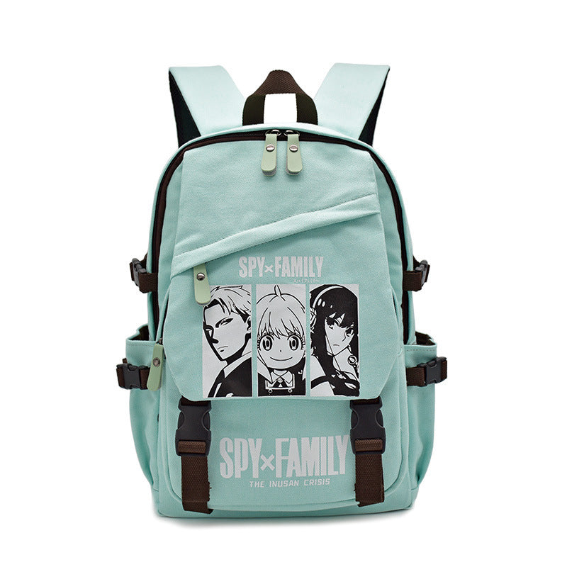 Anime Spy Play House Man One Piece Middle School Students' Schoolbags