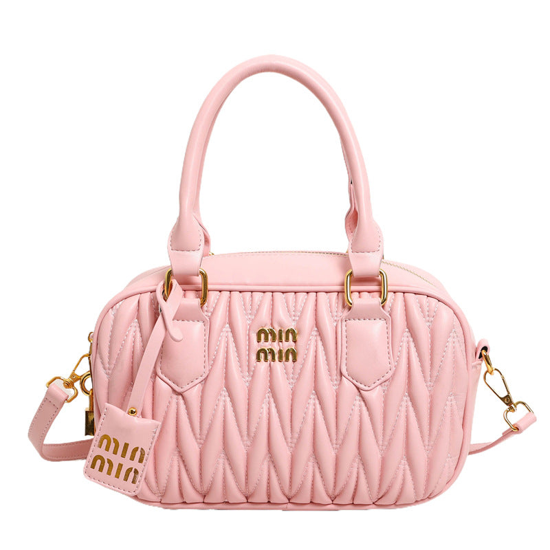 Women's Portable Bowling High-grade Simple Fashion Trendy Shoulder Bags