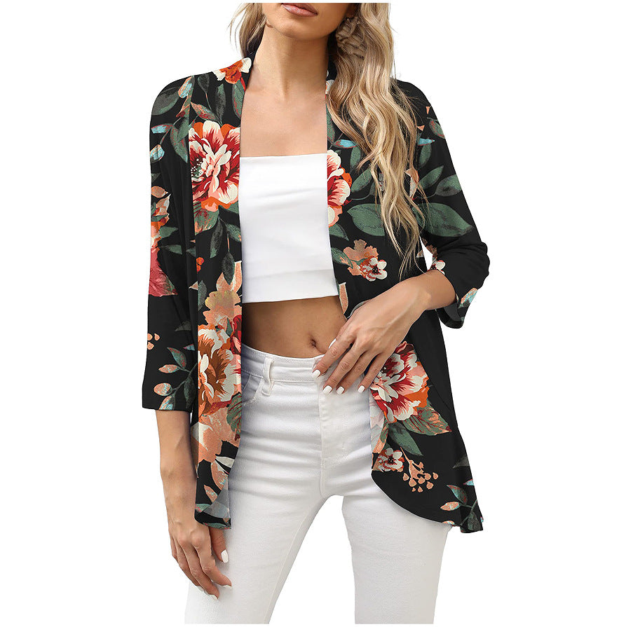 Women's Durable Fashion Casual Printing Knitted Tops