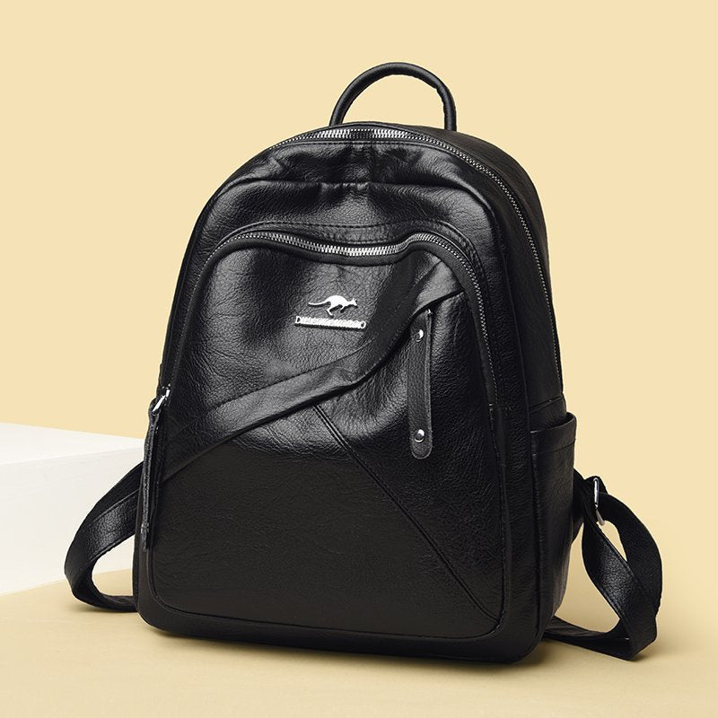 Women's Lychee Pattern Fashion Large Capacity Trends Backpacks