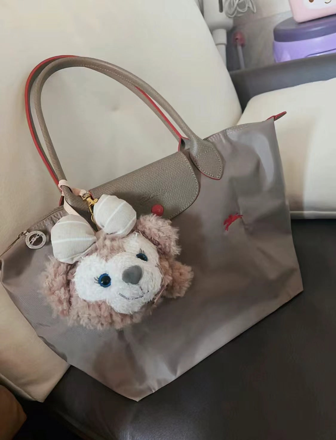 Women's Nylon Dumpling Embroidered Large Capacity Totes Shoulder Bags