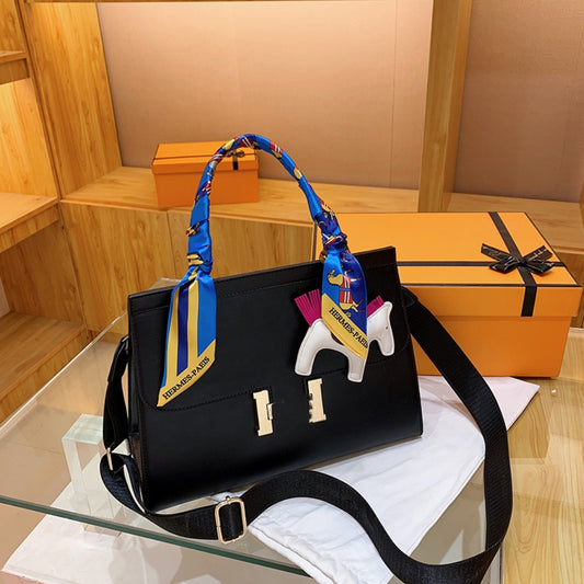 Women's Sense Constance Color Matching Big Fashion Handbags