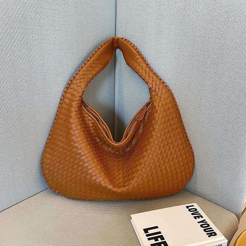 Women's Style High Sense Woven Elegant Underarm Bags