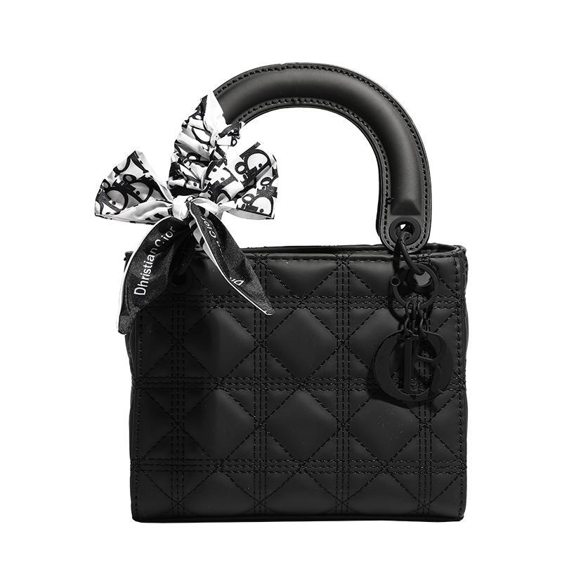 Women's Good-looking Frosted Embroidery Thread Diana Fashion Handbags