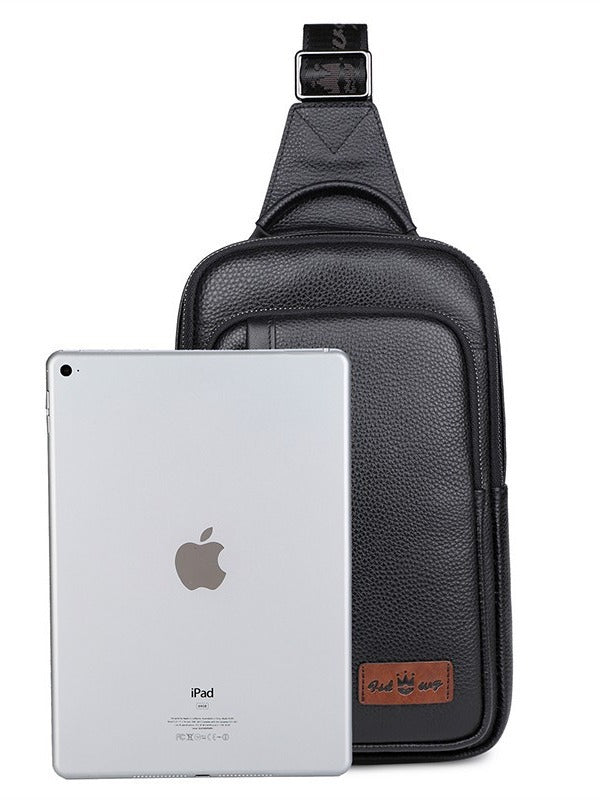 Men's Classy Leather First Layer Leisure Bags
