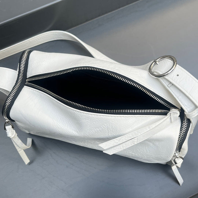 Women's Textured Western Pillow Simple Street Fashion Crossbody Bags