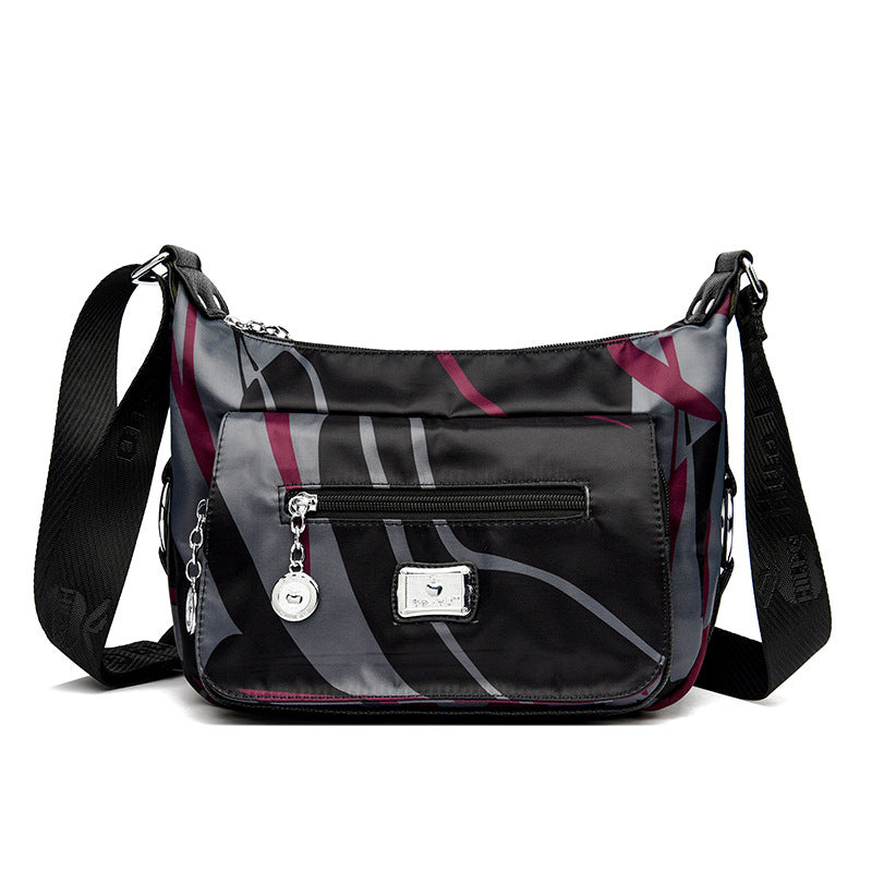 Women's Waterproof Oxford Cloth Large Capacity Printed Crossbody Bags