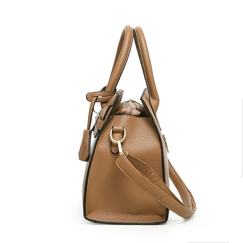 Women's Textured Portable Platinum Korean Style Large Tote Bags