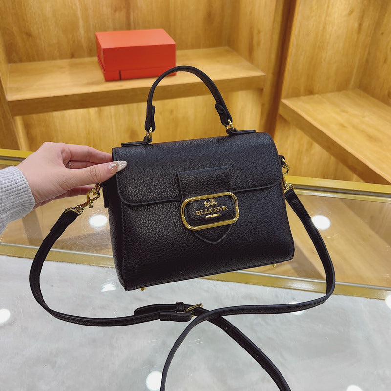 Women's Soft Leather Elegant High-grade Retro Carriage Crossbody Bags