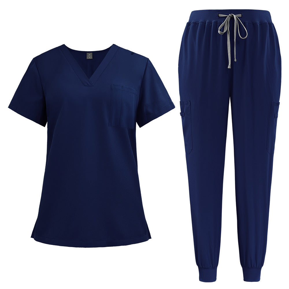 Men's Washing Split Frosted Jogging Oral Clinic Medical Uniform