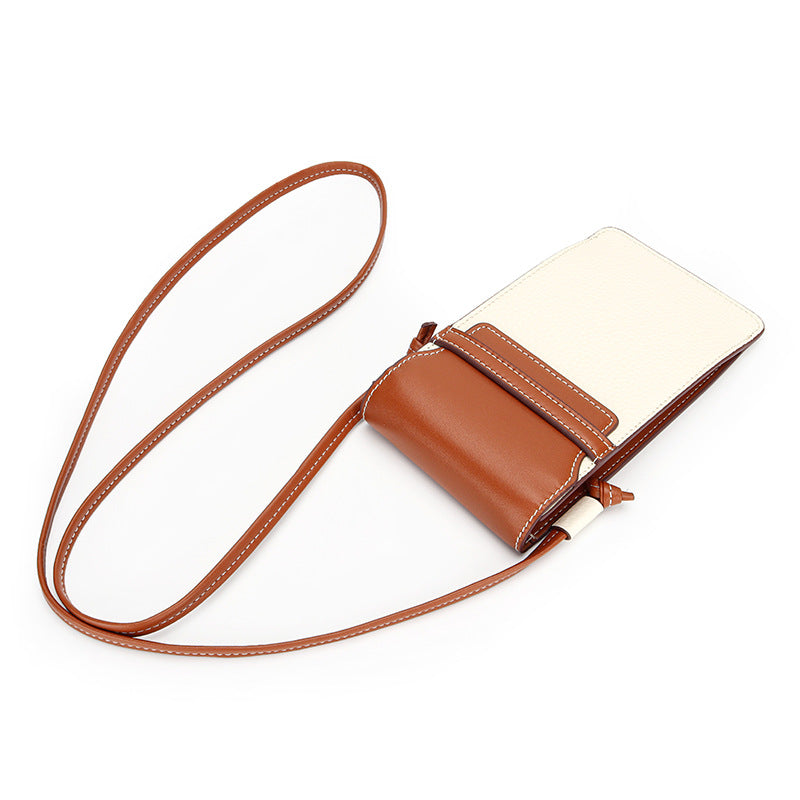 Women's Layer Leather Simple Fashion Genuine Vertical Bags