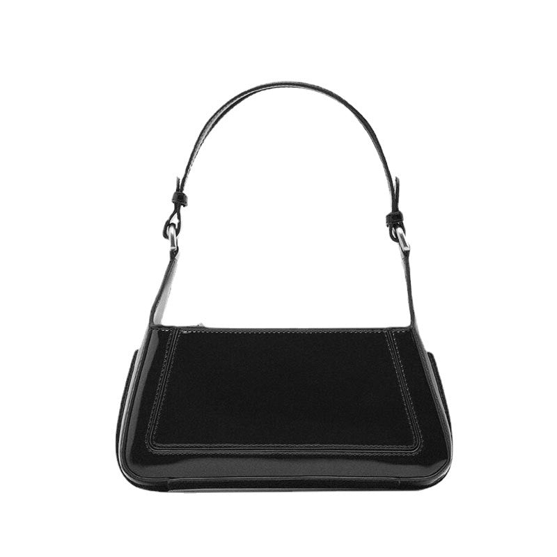 Women's Z Fashionable Black Quilted Underarm Trend Armpit Bags