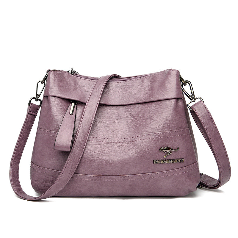 Women's Soft Leather Mother Fashion Large Capacity Crossbody Bags