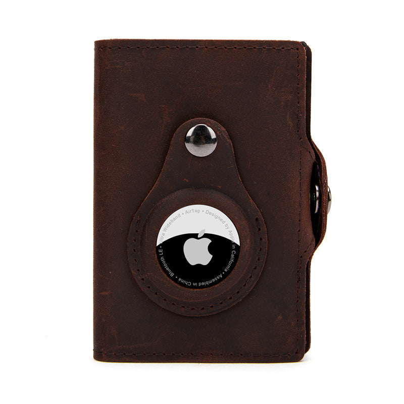 Women's & Men's & Tracker Genuine Leather Credit Multifunction Card Holder