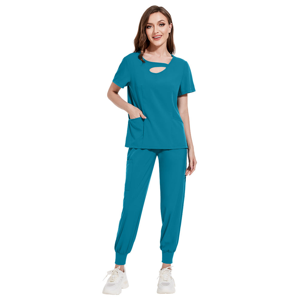 Frosted Doctor Nurse Nursing Home Beauty Salon Work Uniform