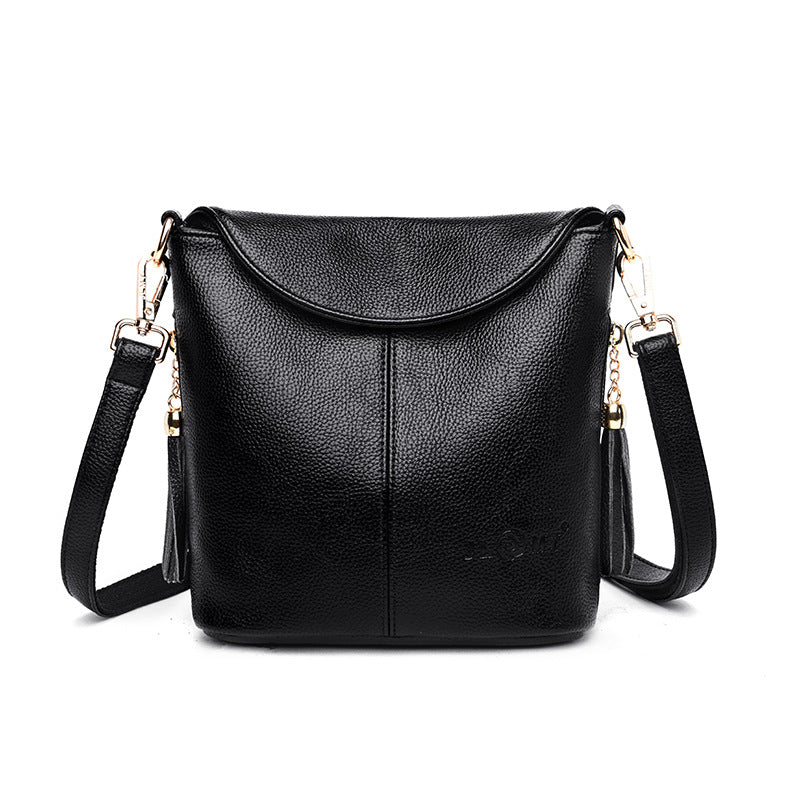 Women's High-grade Large Capacity Soft Leather Shoulder Bags