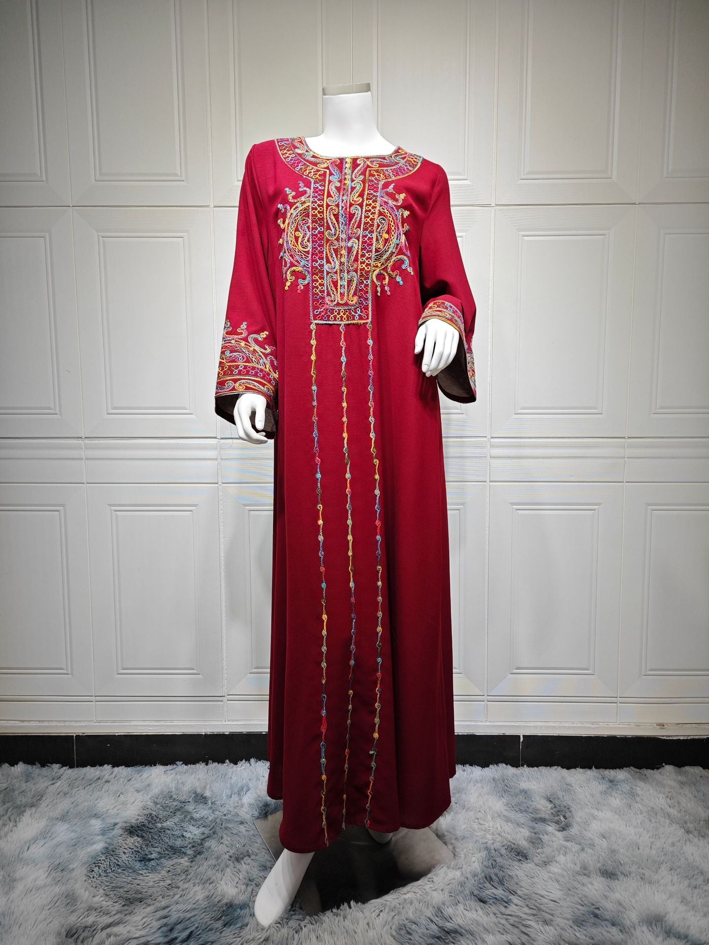 Creative Robe Arabian Gown Embroidery Dress Clothing