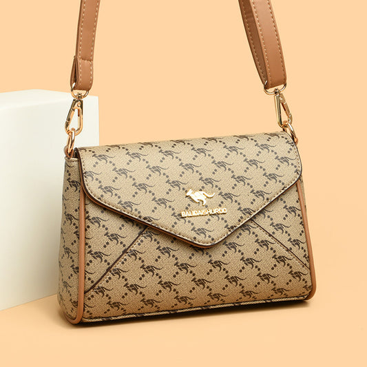 Women's Mother Simple Fashion Stitching Use Mother-in-law Crossbody Bags
