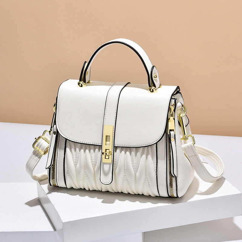 Women's Slouchy Classic Korean Fashion Pleated Shoulder Bags