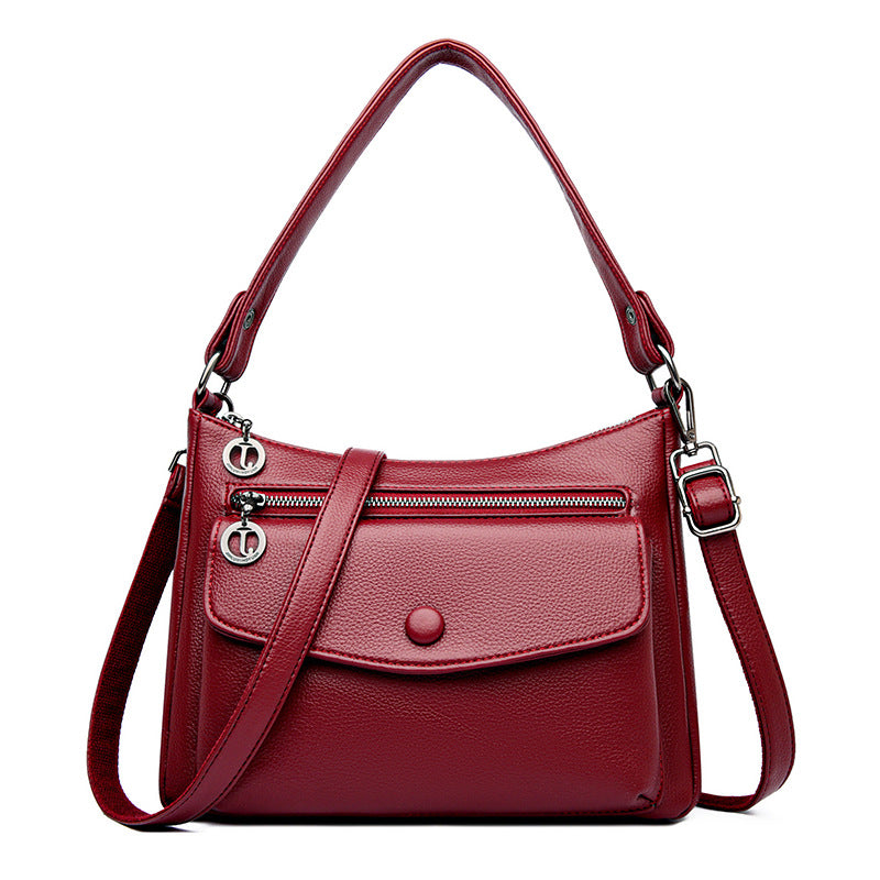 Women's Versatile Unique Mom Temperament Commute Shoulder Bags
