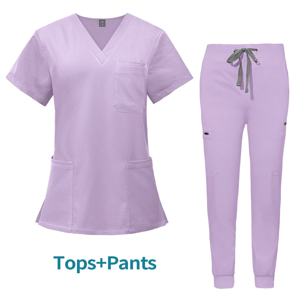Multifunctional Pocket Surgical Gown Anesthesiologist Work Uniform