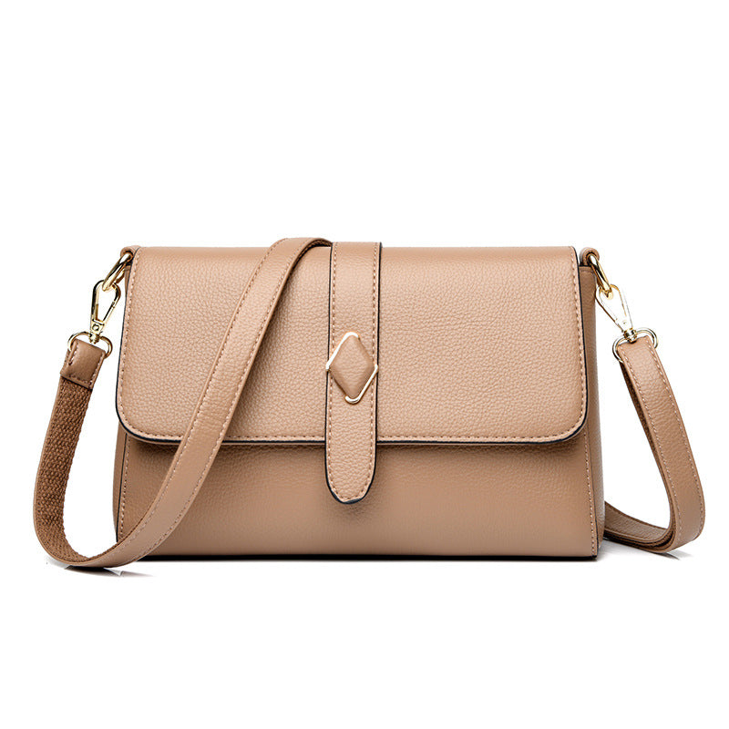 Women's Spring Soft Leather Large Capacity Classic Versatile Shoulder Bags