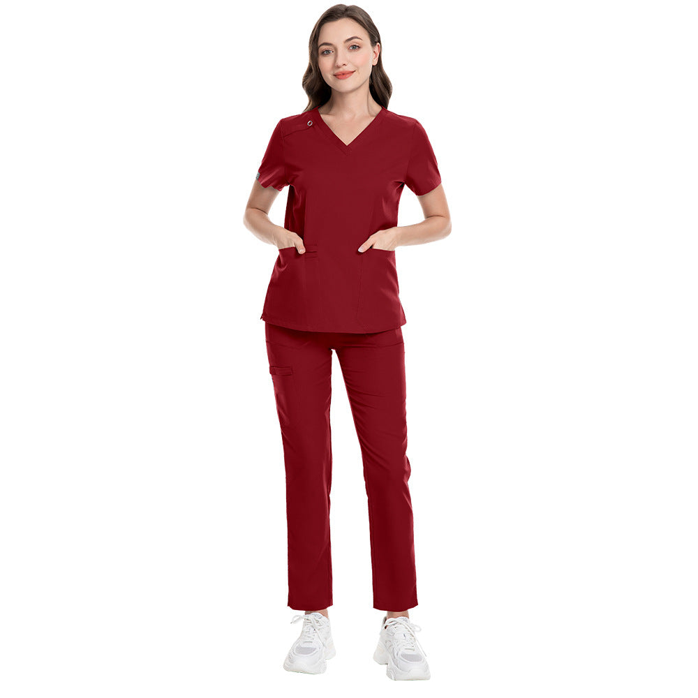Split Cloth For Nursing Workers Lab Medical Uniform