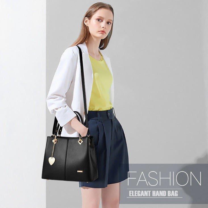 Women's Spring Fashionable Texture Large Capacity Handbags
