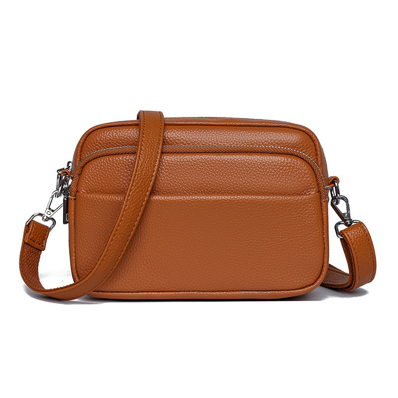 Women's Trendy Genuine Leather First Layer Cowhide Shoulder Bags
