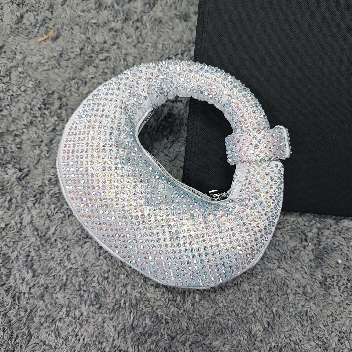 Women's Unique Clutch Shiny Rhinestone Dinner Handbags
