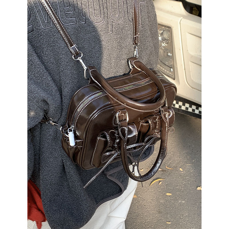 Women's Retro High-grade Portable Simple Commuter Small Square Bags