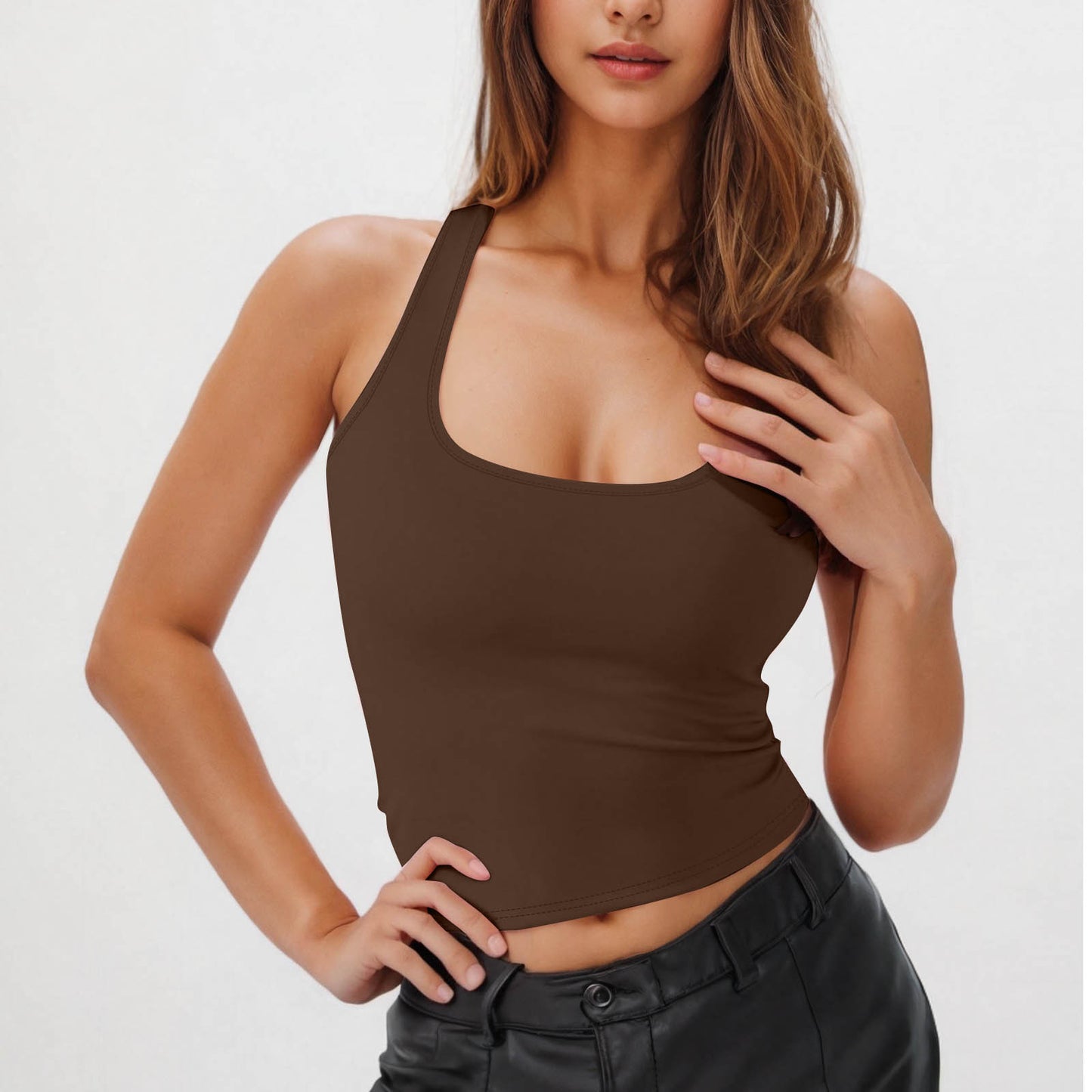 Women's Sleeveless Athletic Super Stretch Breathable Halter Tops