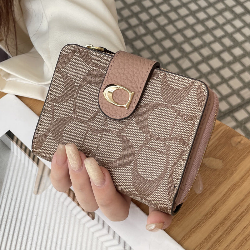 Women's Leather Short Fashion Versatile High-grade Cowhide Ladies Wallet