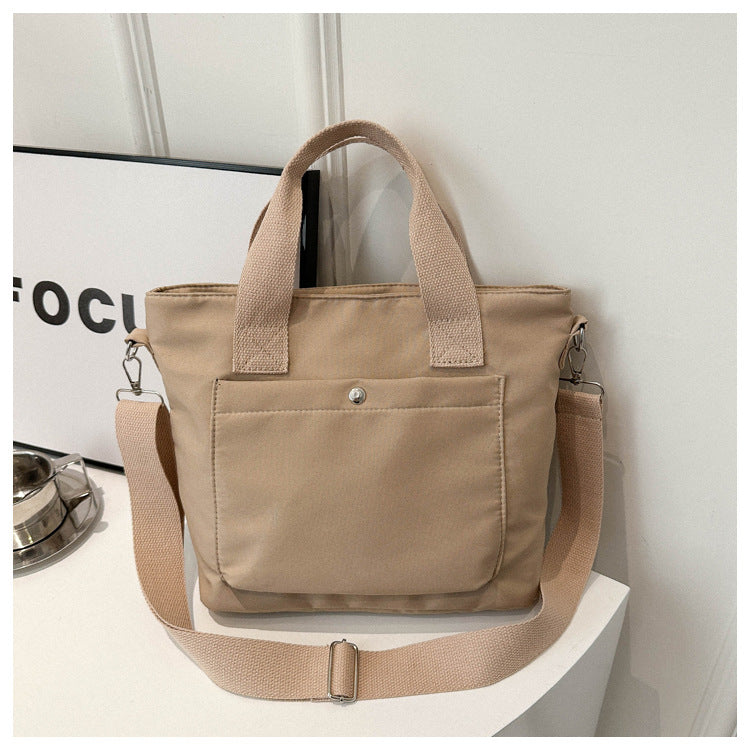 Women's Spring Fashion Simple Western Style Nylon Cloth Commuter Women's Shoulder Bag