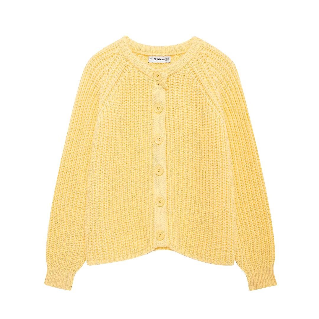 Women's Autumn Solid Color Long-sleeved Knitted For Coats