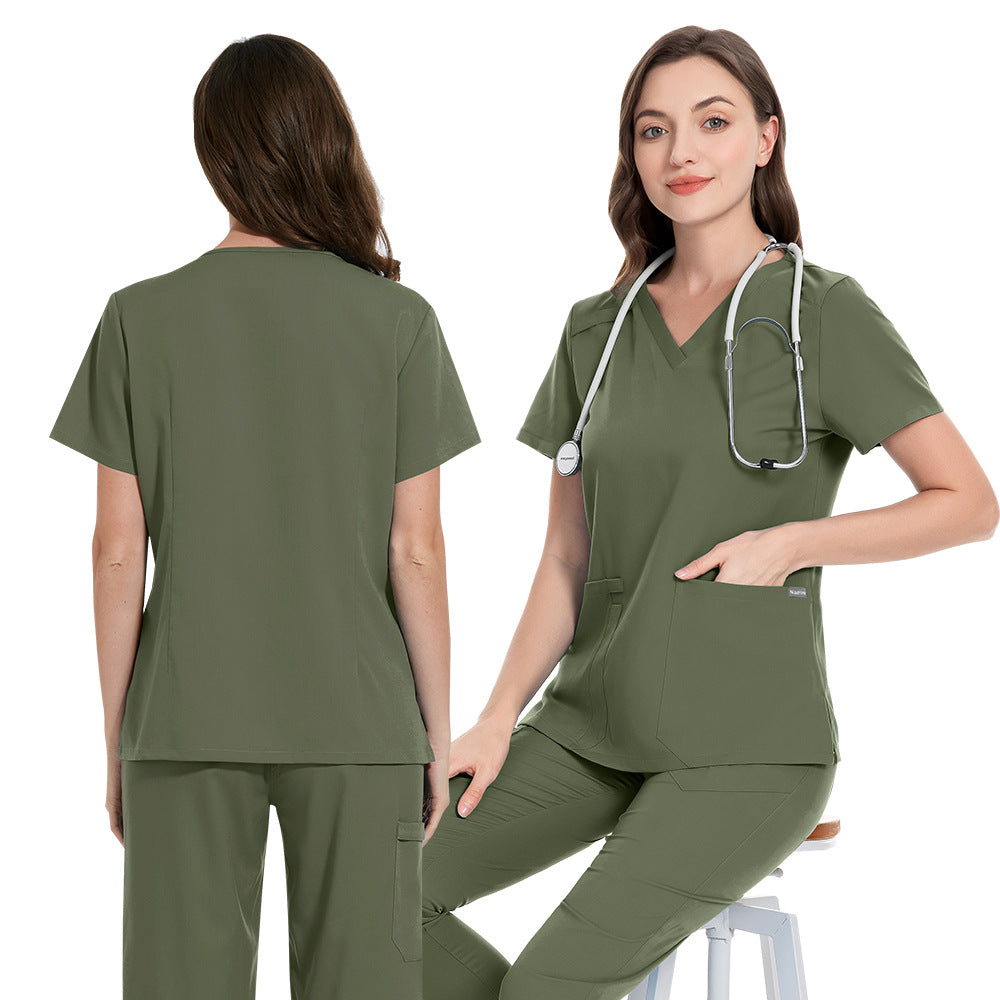 Split Cloth For Nursing Workers Lab Medical Uniform
