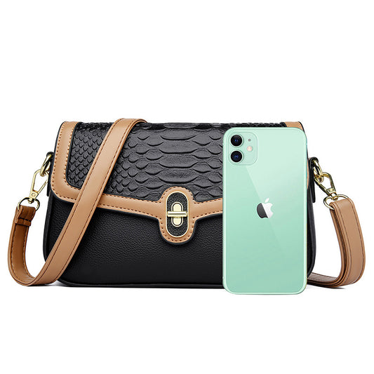 Women's Pretty High-grade Underarm Crocodile Pattern Shoulder Bags