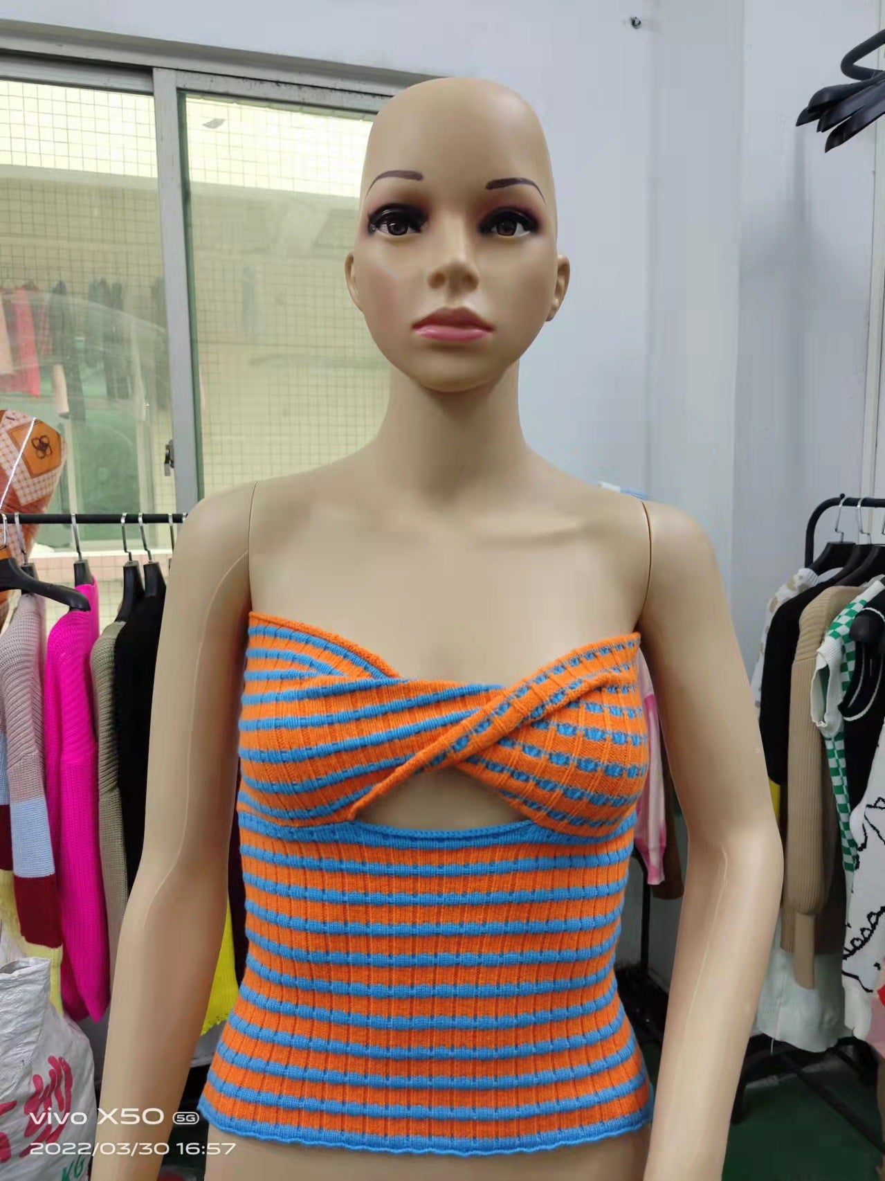 Women's Sexy Stripes Bandeau Tube Camisole Clothing
