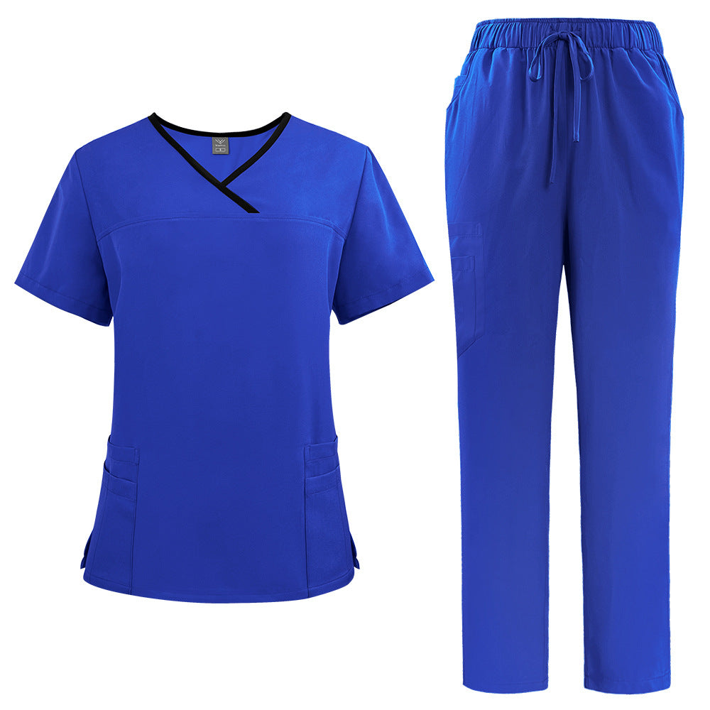 Hand Washing Split Sleeve Female Dental Uniform
