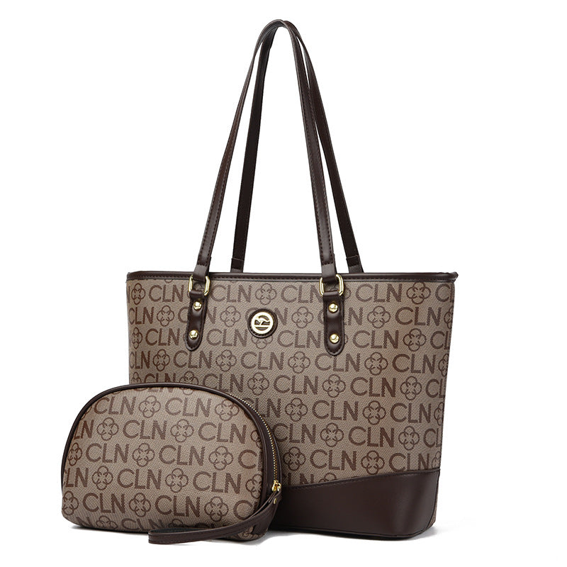 Women's Mother Fashion Large Capacity Letters Mom Handbags
