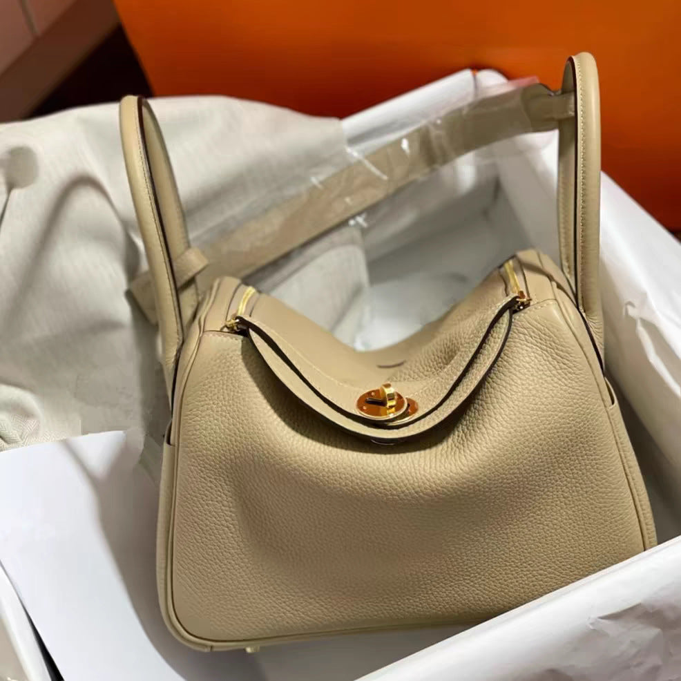 Women's Mini Lindy First Layer Lychee Leather Shoulder Bags