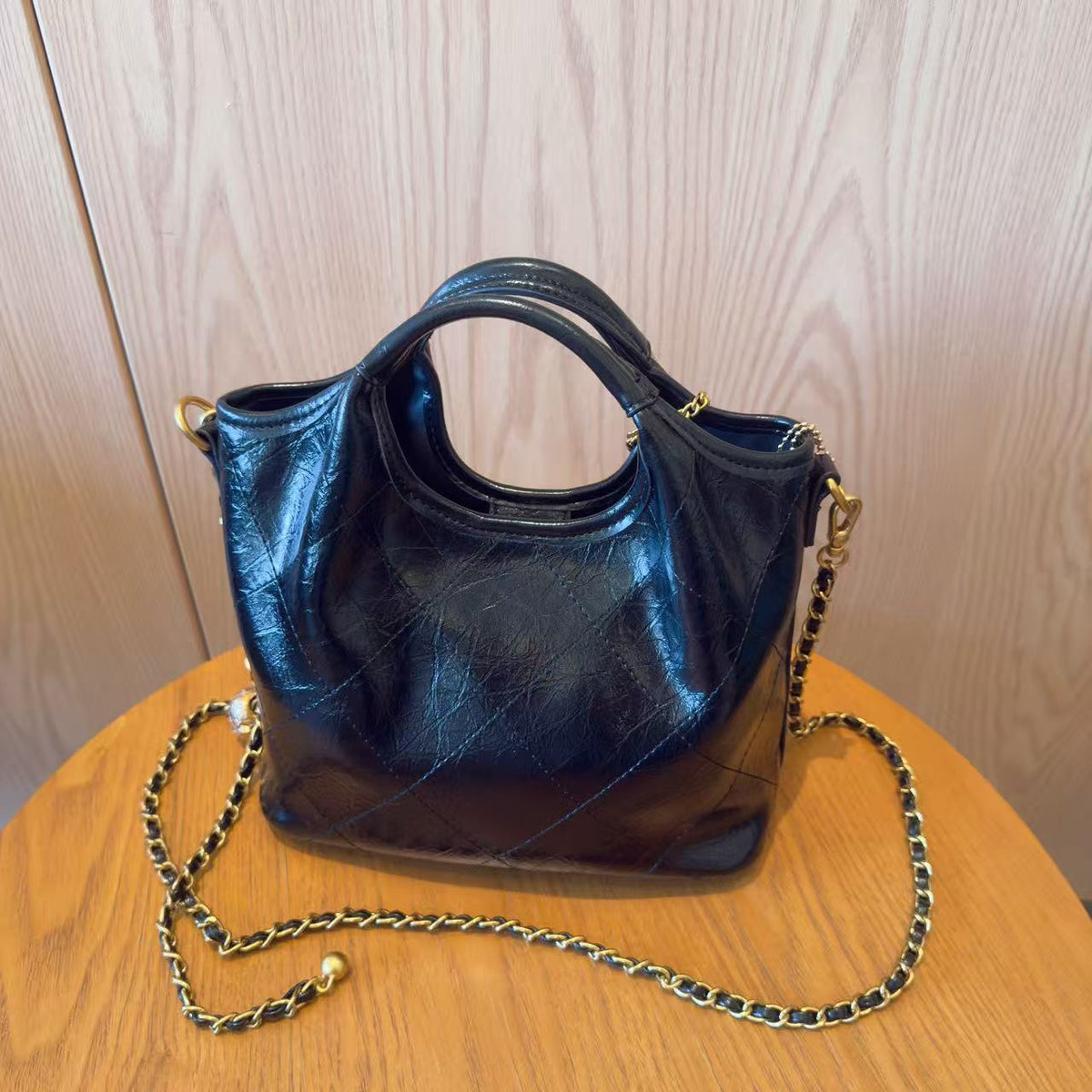 Deerskin Veet Diamond Plaid Classic Style Bags