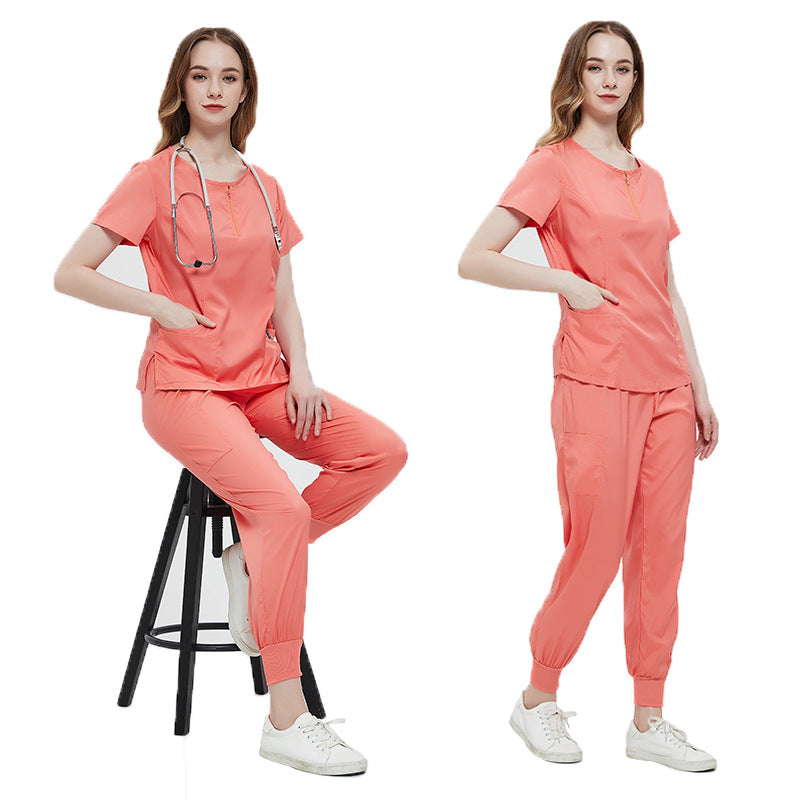 Split Undergarments Nursing Work Uniforms Elastic Uniform