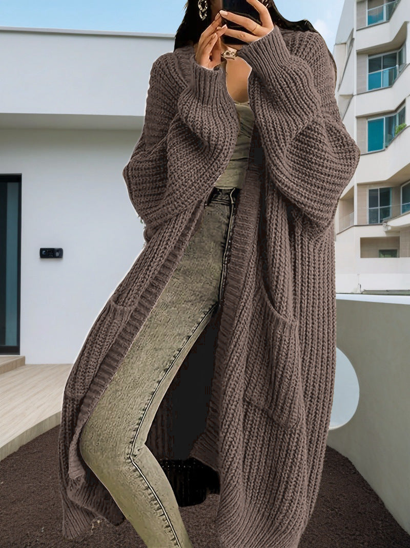 Women's Idle Style Long Loose Base Long-sleeved Sweaters