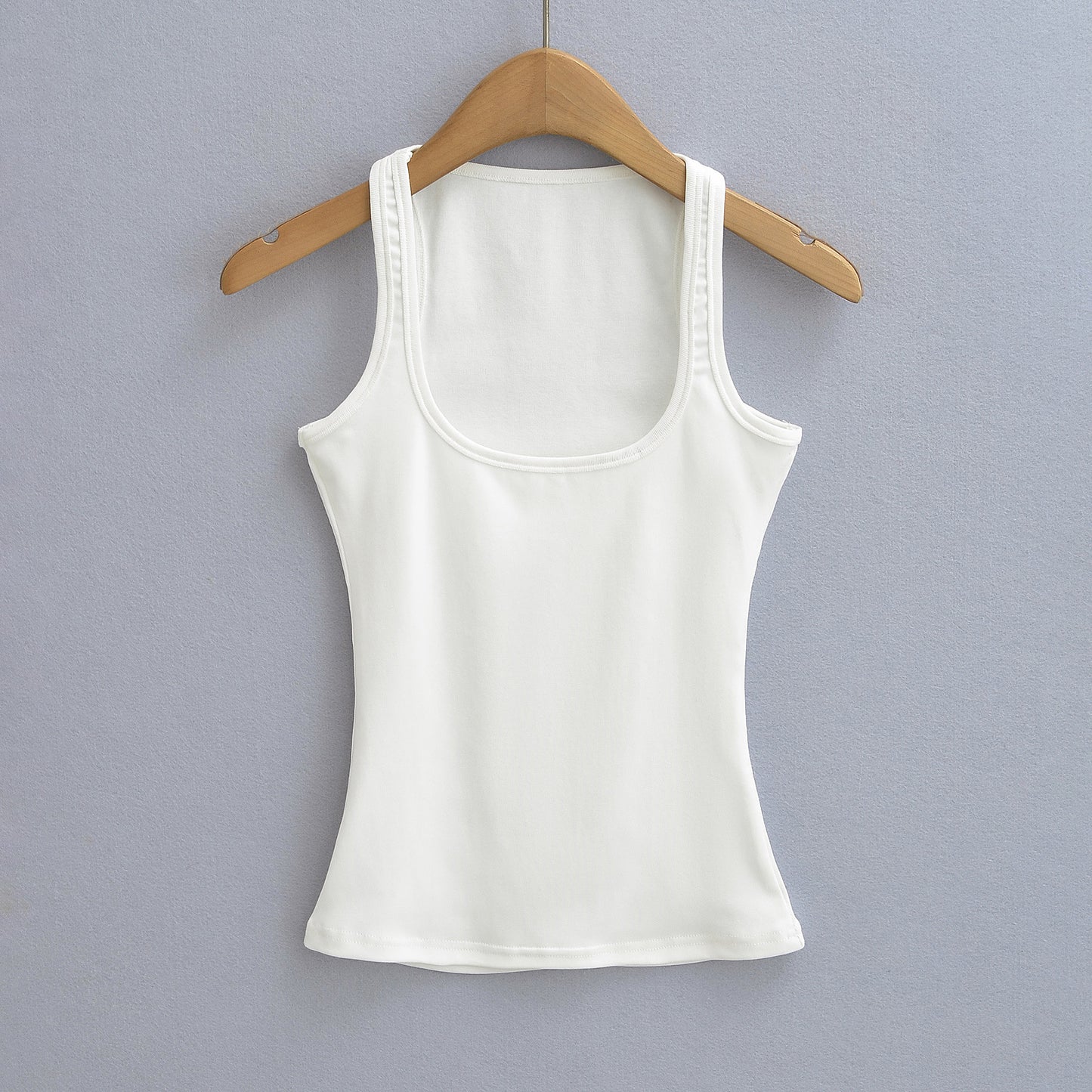 Women's Collar Solid Color Bottoming Summer Outer Wear Tops