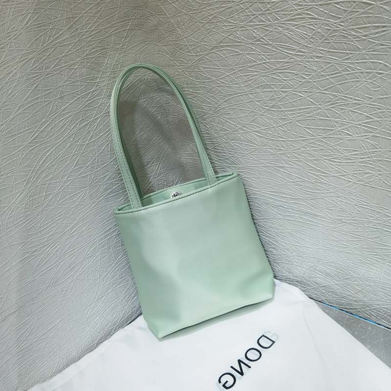 Women's Satin Color Matching Chessboard Plaid Underarm Armpit Bags
