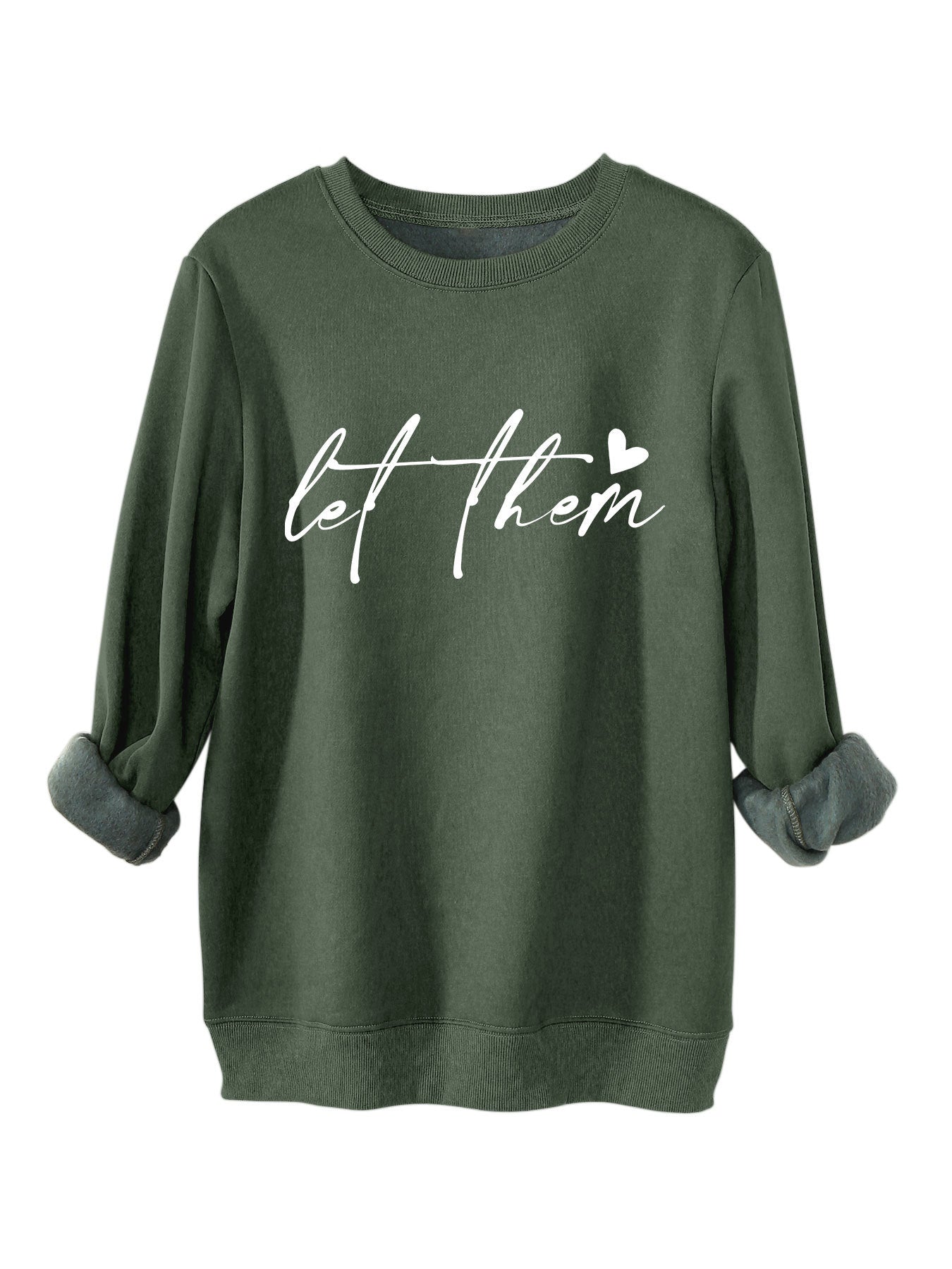 Women's Casual Fashion Simple Thickened Fleece Thermal Sweaters