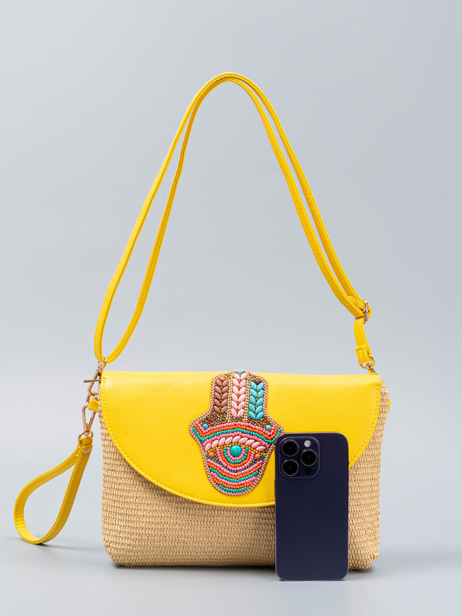 Women's Summer Straw Clutch High-grade Exquisite Woven Bags
